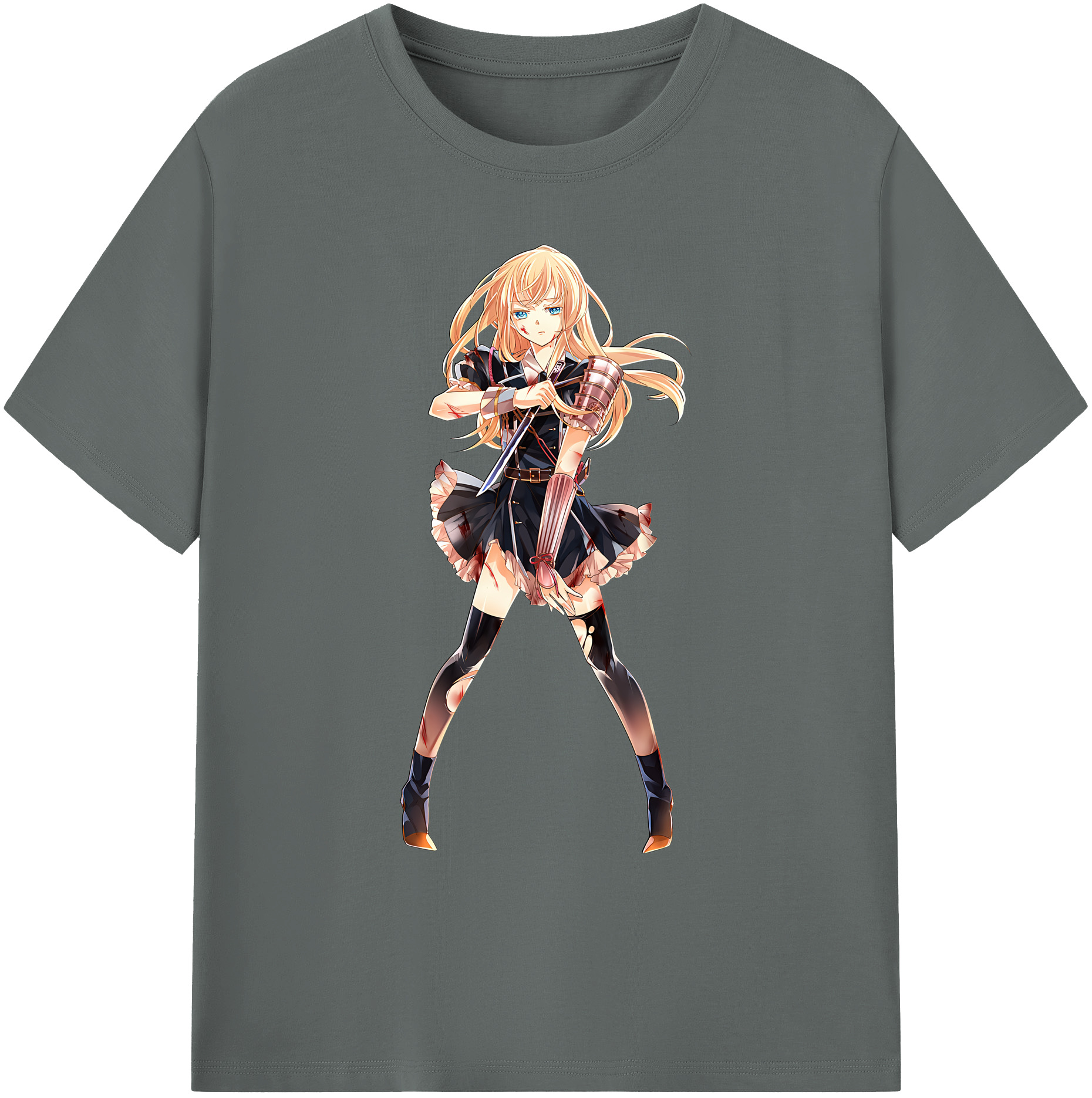 （画像用） 刀剣乱舞 Touken Ranbu 綿100％ メンズ半袖Tシャツ｜肌触りやわらか＆通気性